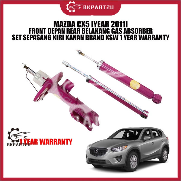 MAZDA CX5 [YEAR 2011] FRONT DEPAN REAR BELAKANG GAS ABSORBER SEPASANG KIRI KANAN BRAND KSW 1 YEAR WARRANTY