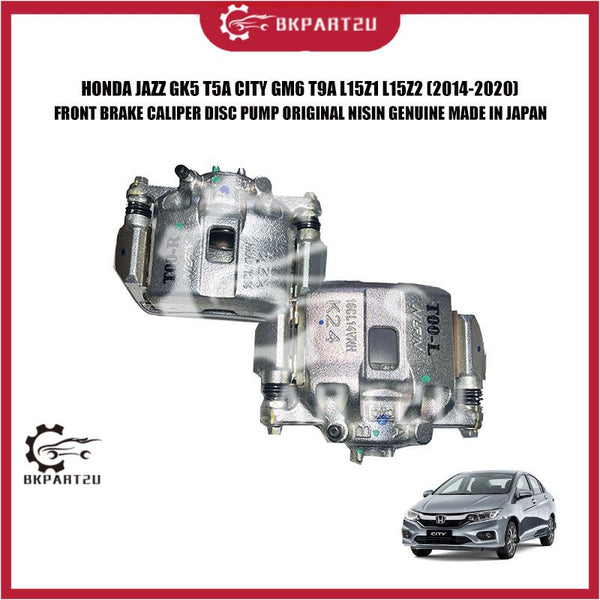 HONDA JAZZ GK5 T5A CITY GM6 T9A L15Z1 L15Z2 (2014-2020) FRONT BRAKE CALIPER DISC PUMP ORIGINAL NISIN GENUINE