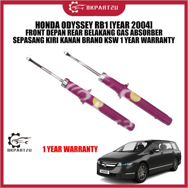 HONDA ODYSSEY RB1 [YEAR 2004] FRONT DEPAN REAR BELAKANG GAS ABSORBER SEPASANG KIRI KANAN BRAND KSW 1 YEAR WARRANTY
