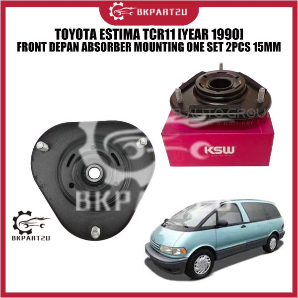 TOYOTA ESTIMA TCR11 [YEAR 1990] FRONT DEPAN ABSORBER MOUNTING ONE SET 2PCS 15MM