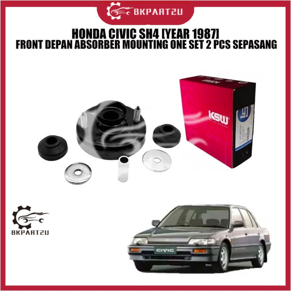 HONDA CIVIC SH4 [YEAR 1987] FRONT DEPAN ABSORBER MOUNTING ONE SET 2 PCS SEPASANG