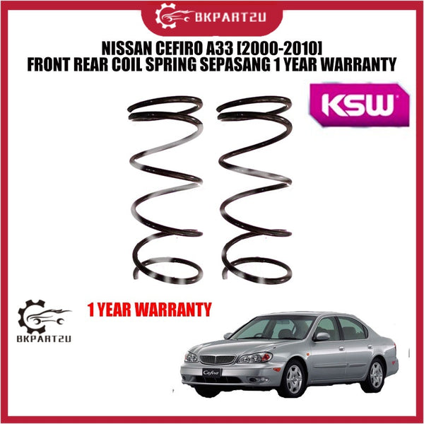 NISSAN CEFIRO A33 [2000-2010] FRONT REAR COIL SPRING SEPASANG 1 YEAR WARRANTY