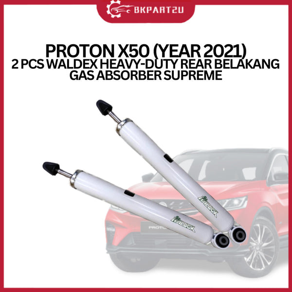 PROTON X50 (YEAR 2021) 2 PCS WALDEX HEAVY-DUTY REAR BELAKANG GAS ABSORBER SUPREME