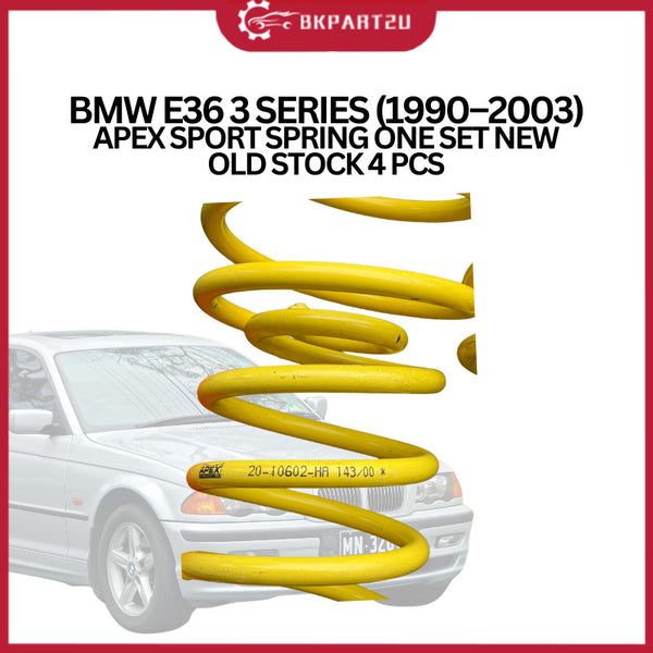 BMW E36 3 SERIES (1990–2003) APEX SPORT SPRING ONE SET NEW OLD STOCK 4 PCS