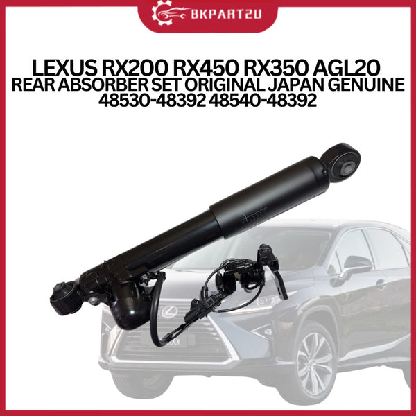 LEXUS RX200 RX450 RX350 AGL20  REAR ABSORBER SET ORIGINAL JAPAN GENUINE 48530-48392 48540-48392 ONE SET 2 PCS