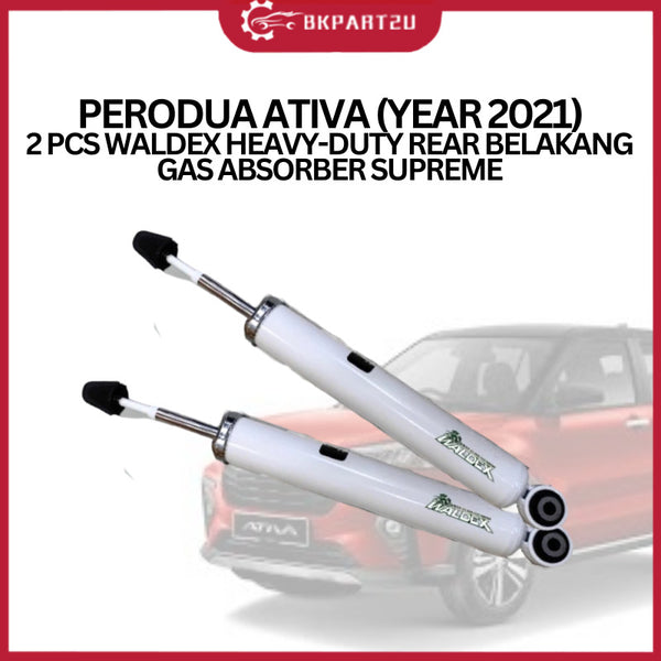 PERODUA ATIVA (YEAR 2021) 2 PCS WALDEX HEAVY-DUTY REAR BELAKANG GAS ABSORBER SUPREME