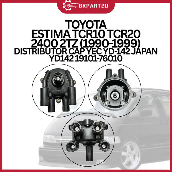 TOYOTA ESTIMA TCR10 TCR20 2400 2TZ (1990-1999) DISTRIBUTOR CAP YEC YD-142 JAPAN YD142 19101-76010