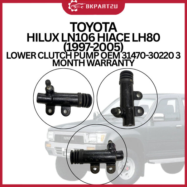 TOYOTA HILUX LN106 HIACE LH80 (1997-2005) LOWER CLUTCH PUMP OEM 31470-30220 3 MONTH WARRANTY