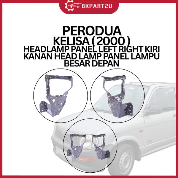 PERODUA KELISA ( 2000 ) HEADLAMP PANEL LEFT RIGHT KIRI KANAN HEAD LAMP PANEL LAMPU BESAR DEPAN