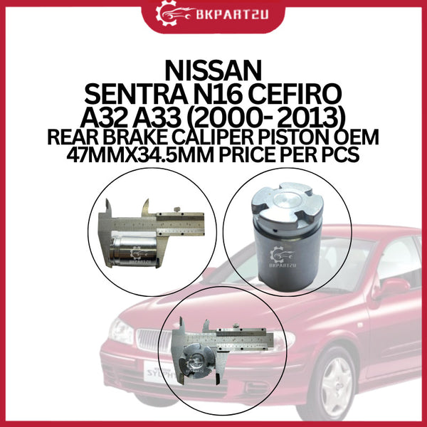 NISSAN SENTRA N16 CEFIRO A32 A33 2000- 2013 REAR BRAKE CALIPER PISTON OEM 47MMX34.5MM PRICE PER PCS