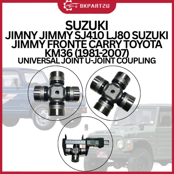SUZUKI JIMNY JIMMY SJ410 LJ80 SUZUKI JIMMY FRONTE CARRY TOYOTA KM36 (1981-2007) UNIVERSAL JOINT U-JOINT COUPLING