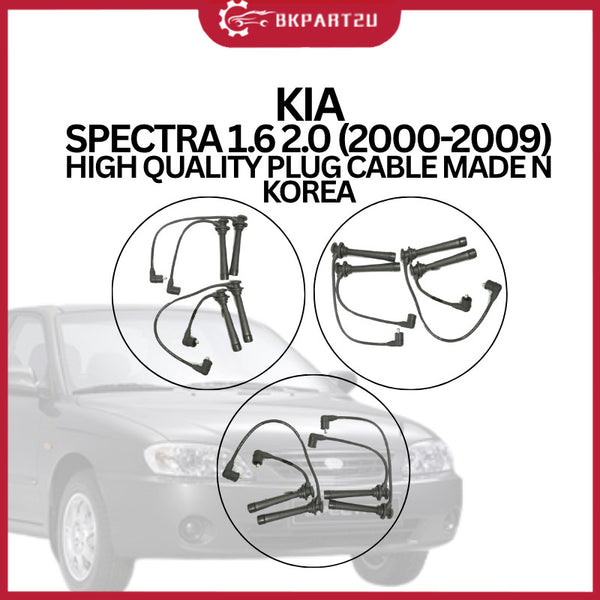 KIA SPECTRA 1.6 2.0 (2000-2009) HIGH QUALITY PLUG CABLE MADE N KOREA