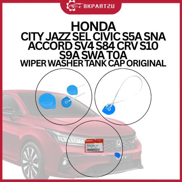 HONDA CITY JAZZ SEL CIVIC S5A SNA ACCORD SV4 S84 CRV S10 S9A SWA T0A WIPER WASHER TANK CAP ORIGINAL