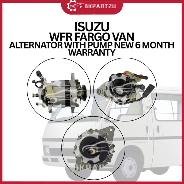 ISUZU WFR FARGO VAN ALTERNATOR WITH PUMP NEW 6 MONTH WARRANTY