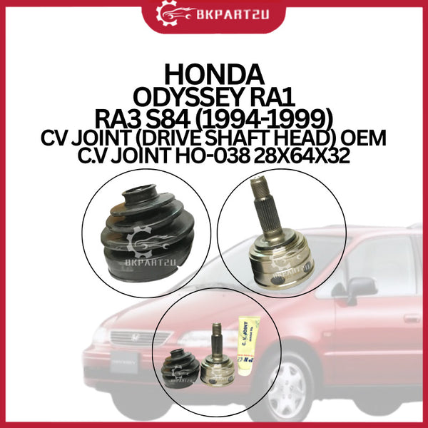 HONDA ODYSSEY RA1 RA3 S84 (1994-1999) CV JOINT (DRIVE SHAFT HEAD) OEM C.V JOINT HO-038 28X64X32