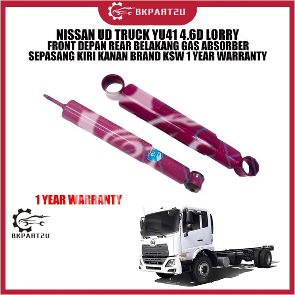 NISSAN UD TRUCK YU41 4.6D LORRY FRONT DEPAN REAR BELAKANG GAS ABSORBER SEPASANG KIRI KANAN BRAND KSW 1 YEAR WARRANTY
