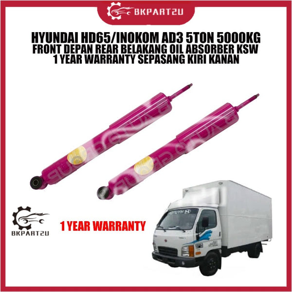 HYUNDAI HD65 INOKOM AD3 5TON FRONT DEPAN REAR BELAKANG OIL ABSORBER 1 YEAR WARRANTY SEPASANG ONE SET