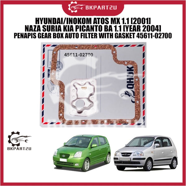 HYUNDAI/INOKOM ATOS MX 1.1 [2001] NAZA SURIA KIA PICANTO BA 1.1 [YEAR 2004] PENAPIS GEAR BOX AUTO FILTER 45611-02700