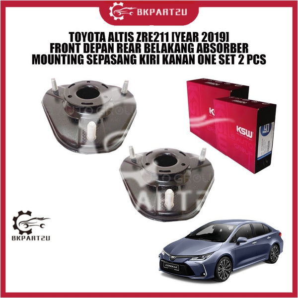 TOYOTA ALTIS ZRE211 [YEAR 2019] FRONT DEPAN REAR BELAKANG ABSORBER MOUNTING SEPASANG KIRI KANAN ONE SET 2 PCS
