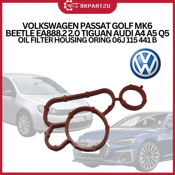VOLKSWAGEN PASSAT GOLF MK6 BEETLE EA888.2 2.0 TIGUAN AUDI A4 A5 Q5 OIL FILTER HOUSING ORING VOLKSWAGEN 06J 115 441 B