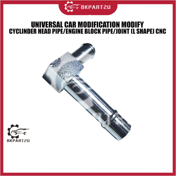 UNIVERSAL CAR MODIFICATION MODIFY CYCLINDER HEAD PIPE/ENGINE BLOCK PIPE/JOINT (L SHAPE) CNC