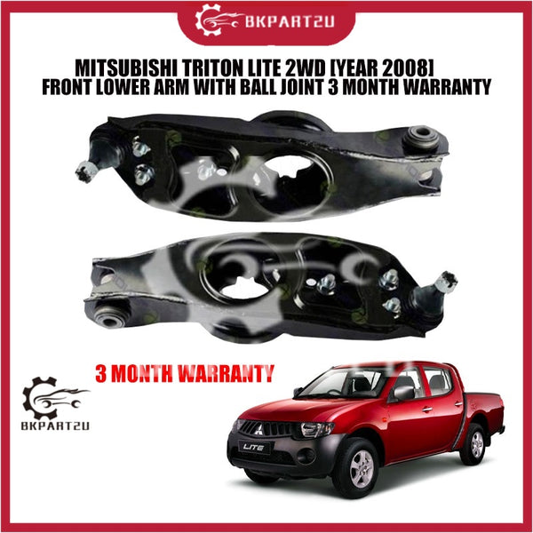 MITSUBISHI TRITON LITE 2WD [YEAR 2008] FRONT LOWER ARM WITH BALL JOINT 3 MONTH WARRANTY
