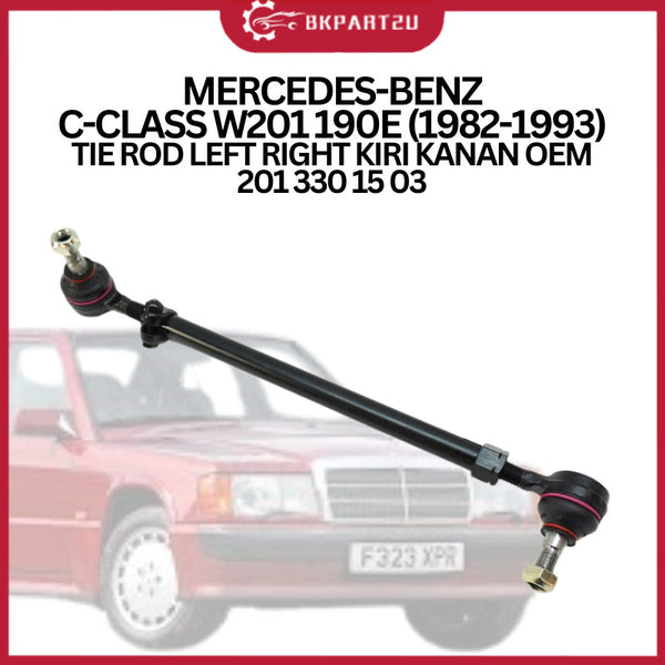 MERCEDES-BENZ C-CLASS W201 190E (1982-1993) TIE ROD LH RH KIRI KANAN MADE MY MEYLE 201 330 15 03