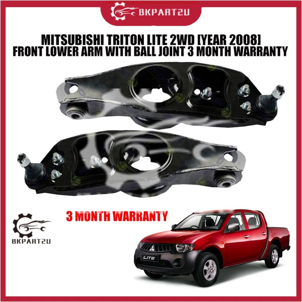 MITSUBISHI TRITON LITE 2WD [YEAR 2008] FRONT LOWER ARM WITH BALL JOINT 3 MONTH WARRANTY