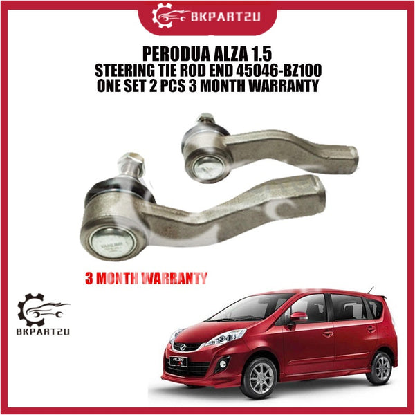 PERODUA ALZA 1.5 STEERING TIE ROD END 45046-BZ100 ONE SET 2 PCS 3 MONTH WARRANTY