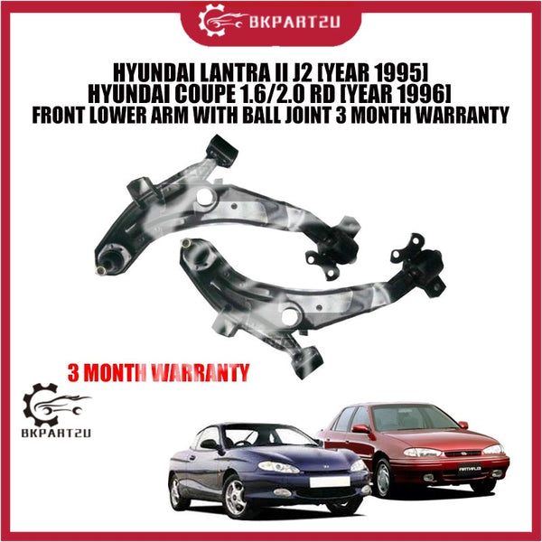 HYUNDAI LANTRA II J2 YEAR 1995 HYUNDAI COUPE 1.6/2.0 RD YEAR 1996 FRONT LOWER ARM WITH BALL JOINT