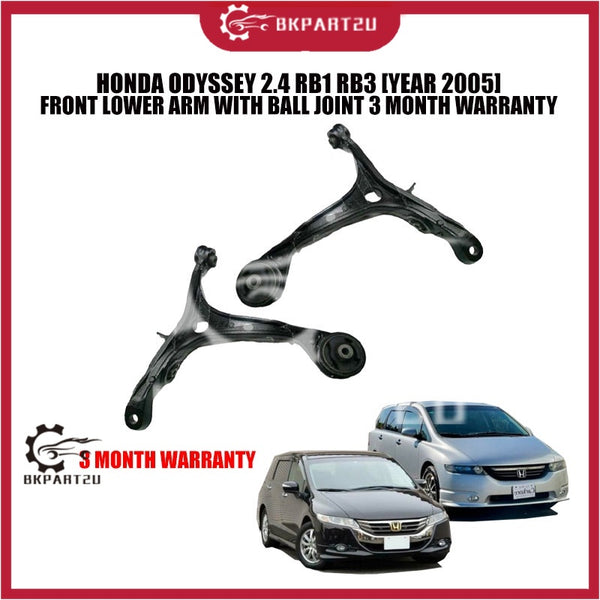 HONDA ODYSSEY 2.4 RB1 RB3 [YEAR 2005] FRONT LOWER ARM WITH BALL JOINT 3 MONTH WARRANTY