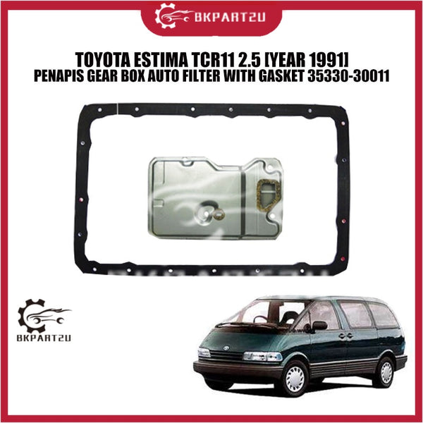 TOYOTA ESTIMA TCR11 2.5 [YEAR 1991] PENAPIS GEAR BOX AUTO FILTER WITH GASKET 35330-30011