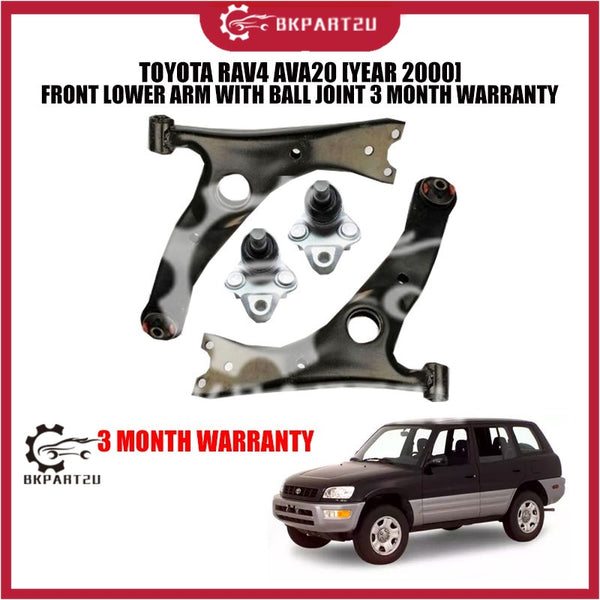 TOYOTA RAV4 AVA20 [YEAR 2000] FRONT LOWER ARM WITH BALL JOINT 3 MONTH WARRANTY