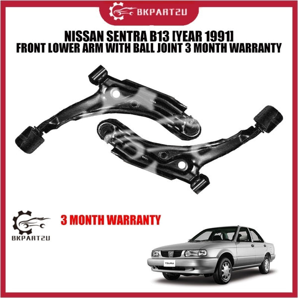 NISSAN SENTRA B13 [YEAR 1991] FRONT LOWER ARM WITH BALL JOINT 3 MONTH WARRANTY