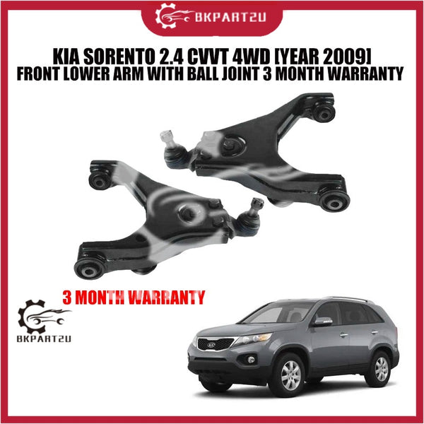 KIA SORENTO 2.4 CVVT 4WD [YEAR 2009] FRONT LOWER ARM WITH BALL JOINT 3 MONTH WARRANTY