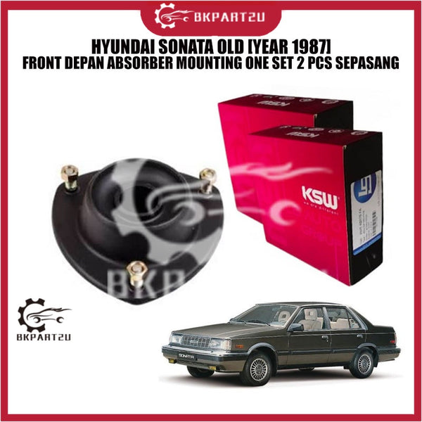 HYUNDAI SONATA OLD [YEAR 1987] FRONT DEPAN ABSORBER MOUNTING ONE SET 2 PCS SEPASANG