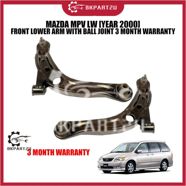 MAZDA MPV LW [YEAR 2000] FRONT LOWER ARM WITH BALL JOINT 3 MONTH WARRANTY