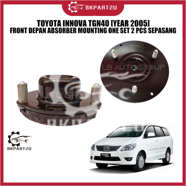 TOYOTA INNOVA TGN40 [YEAR 2005] FRONT DEPAN ABSORBER MOUNTING ONE SET 2 PCS SEPASANG