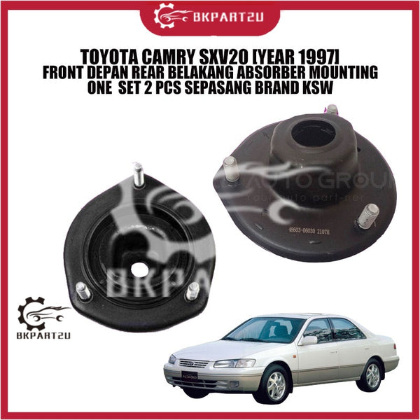 TOYOTA CAMRY SXV20 [YEAR 1997] FRONT DEPAN REAR BELAKANG ABSORBER MOUNTING ONE  SET 2 PCS SEPASANG BRAND KSW