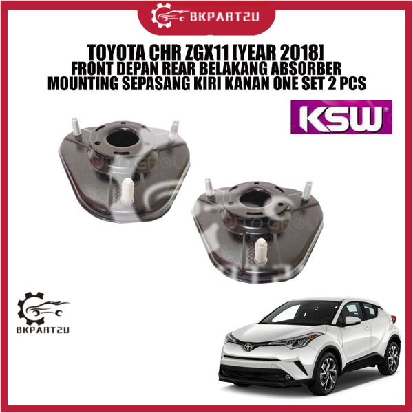 TOYOTA CHR ZGX11 [YEAR 2018] FRONT DEPAN REAR BELAKANG ABSORBER MOUNTING SEPASANG KIRI KANAN ONE SET 2 PCS