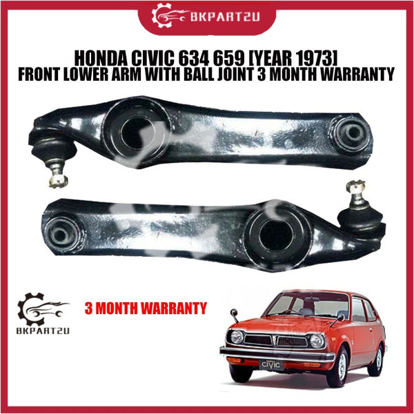 HONDA CIVIC 634 659 [YEAR 1973] FRONT LOWER ARM WITH BALL JOINT 3 MONTH WARRANTY