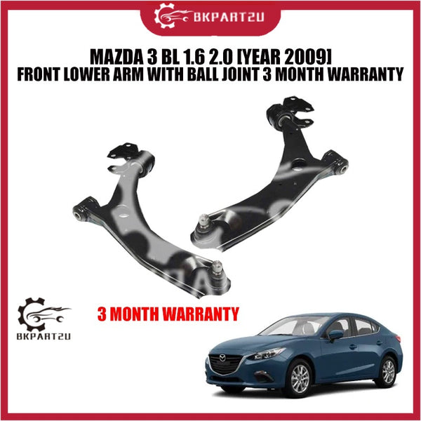 MAZDA 3 BL 1.6 2.0 [YEAR 2009] FRONT LOWER ARM WITH BALL JOINT 3 MONTH WARRANTY