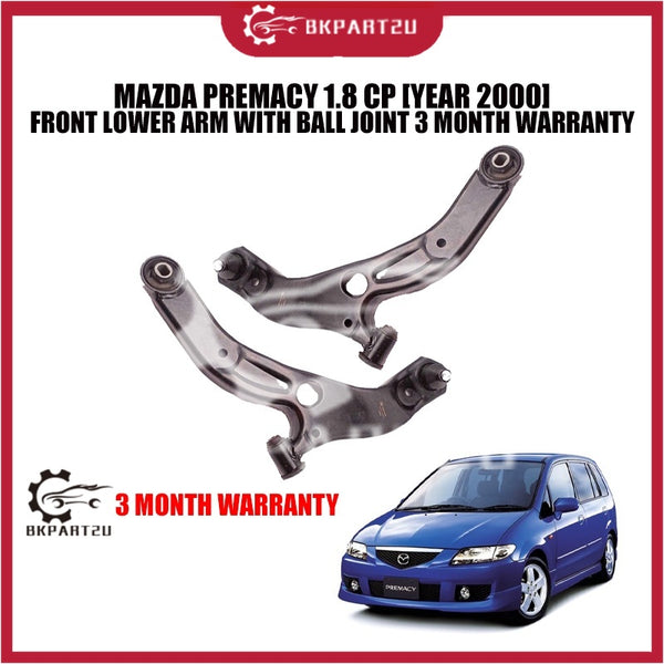 MAZDA PREMACY 1.8 CP [YEAR 2000] FRONT LOWER ARM WITH BALL JOINT 3 MONTH WARRANTY