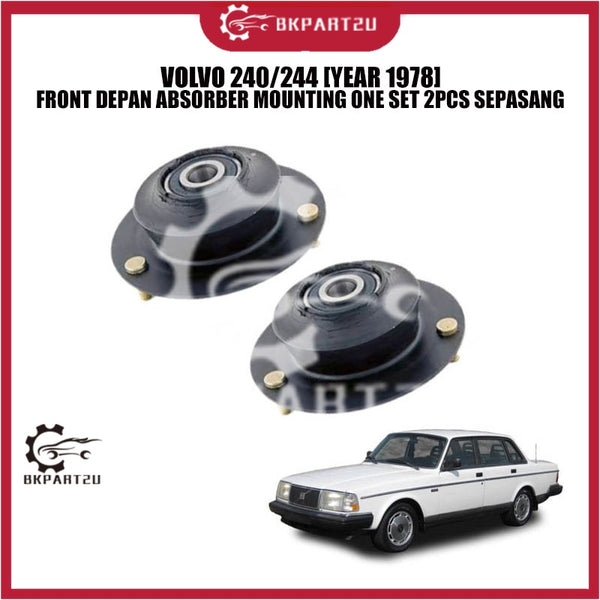 VOLVO 240/244 [YEAR 1978] FRONT DEPAN ABSORBER MOUNTING ONE SET 2PCS SEPASANG