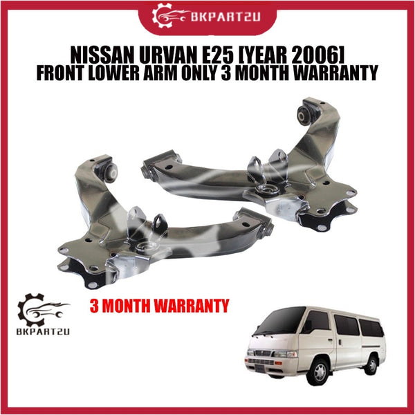 NISSAN URVAN E25 [YEAR 2006] FRONT LOWER ARM ONLY 3 MONTH WARRANTY