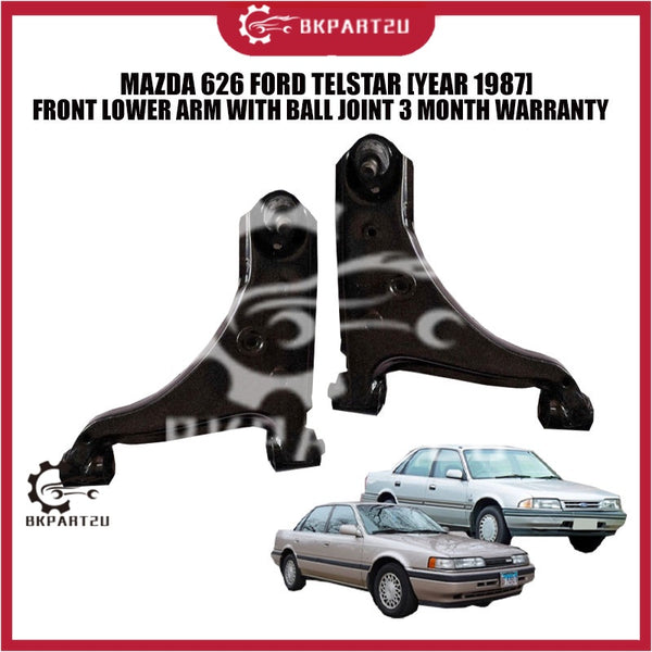 MAZDA 626 FORD TELSTAR [YEAR 1987] FRONT LOWER ARM WITH BALL JOINT 3 MONTH WARRANTY