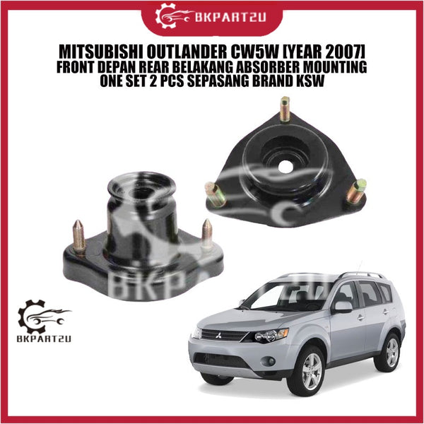MITSUBISHI OUTLANDER CW5W [YEAR 2007] FRONT DEPAN REAR BELAKANG ABSORBER MOUNTING ONE SET 2 PCS SEPASANG BRAND KSW