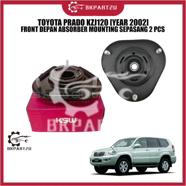 TOYOTA PRADO KZJ120 [YEAR 2002] FRONT DEPAN ABSORBER MOUNTING SEPASANG 2 PCS