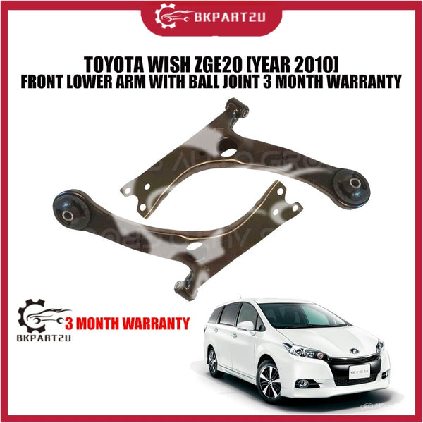 TOYOTA WISH ZGE20 [YEAR 2010] FRONT LOWER ARM WITH BALL JOINT 3 MONTH WARRANTY