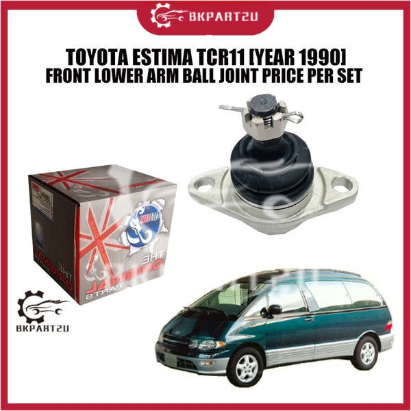 TOYOTA ESTIMA TCR11 [YEAR 1990] FRONT LOWER ARM BALL JOINT PRICE PER SET
